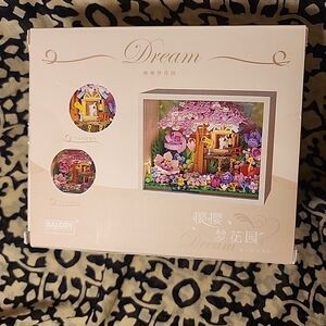 Dream Cherry Blossom Garden 3D Puzzle Diorama - Pink